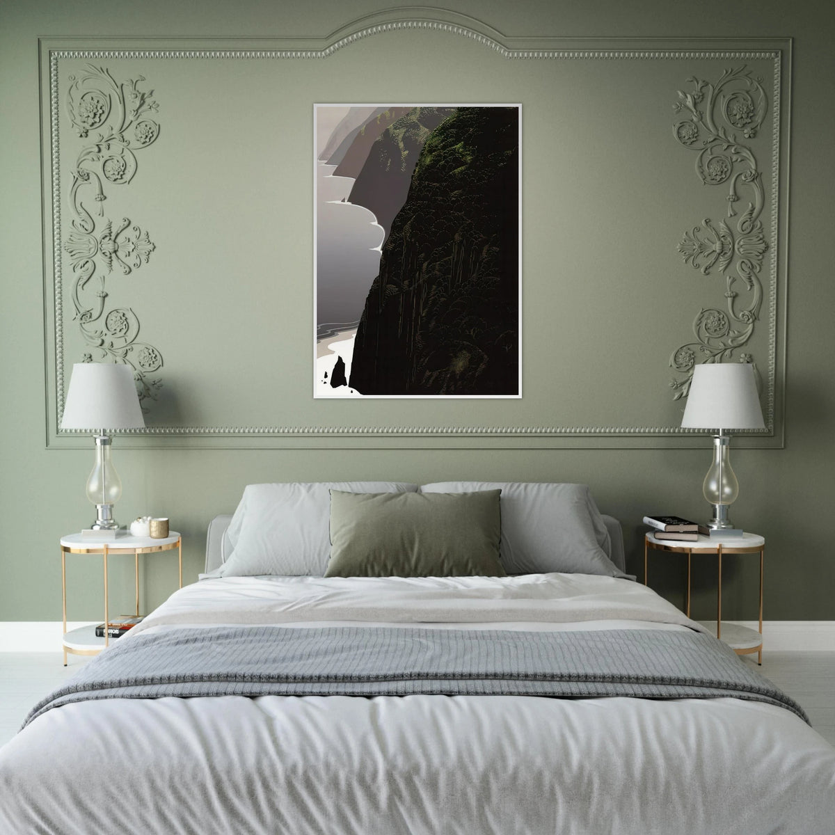 Big Sur Coastline Framed Poster | Eyvind Earle Framed Prints Wall Art | Eyvind Earle Prints