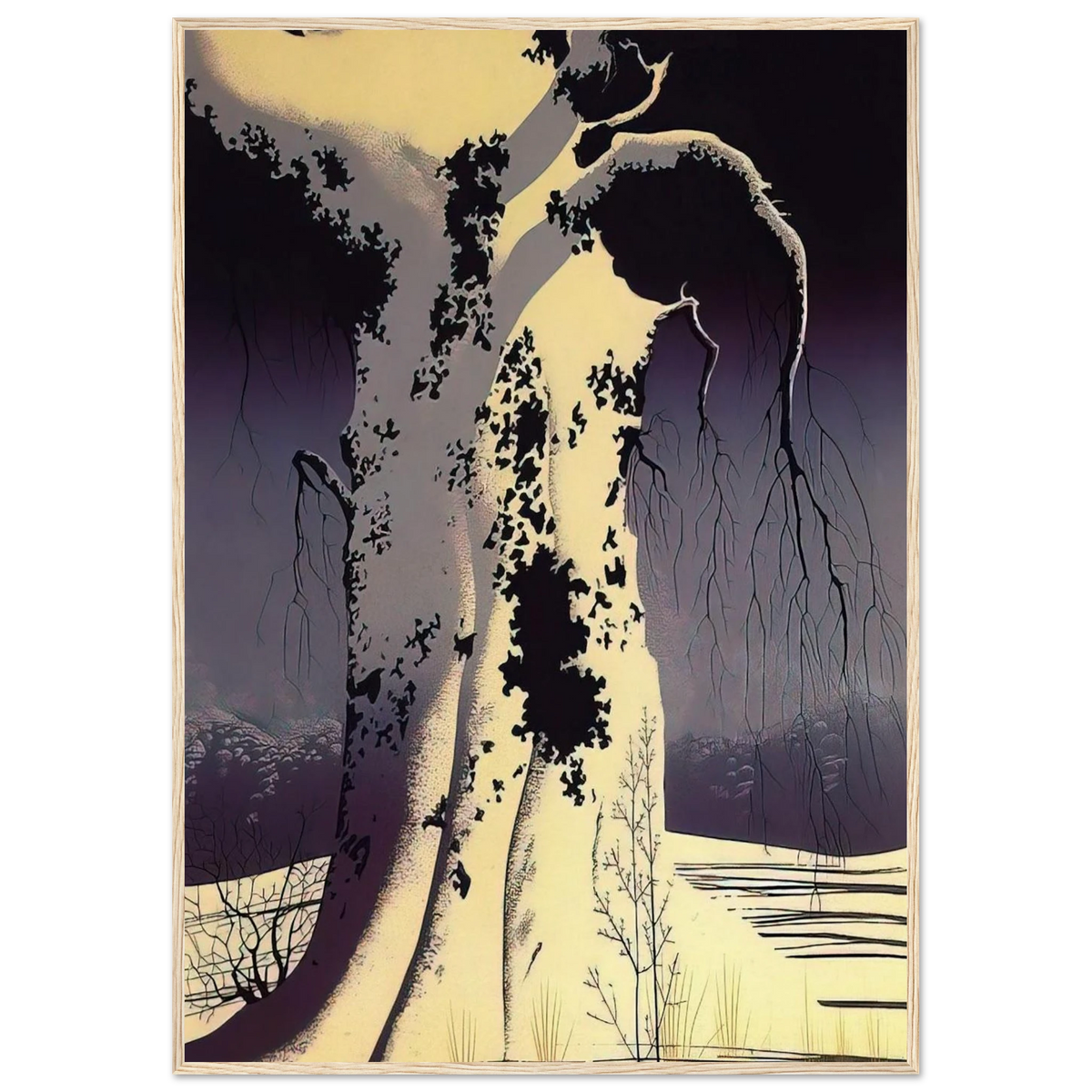 Black Oak Framed Poster | Eyvind Earle Framed Prints Wall Art | Eyvind Earle Prints