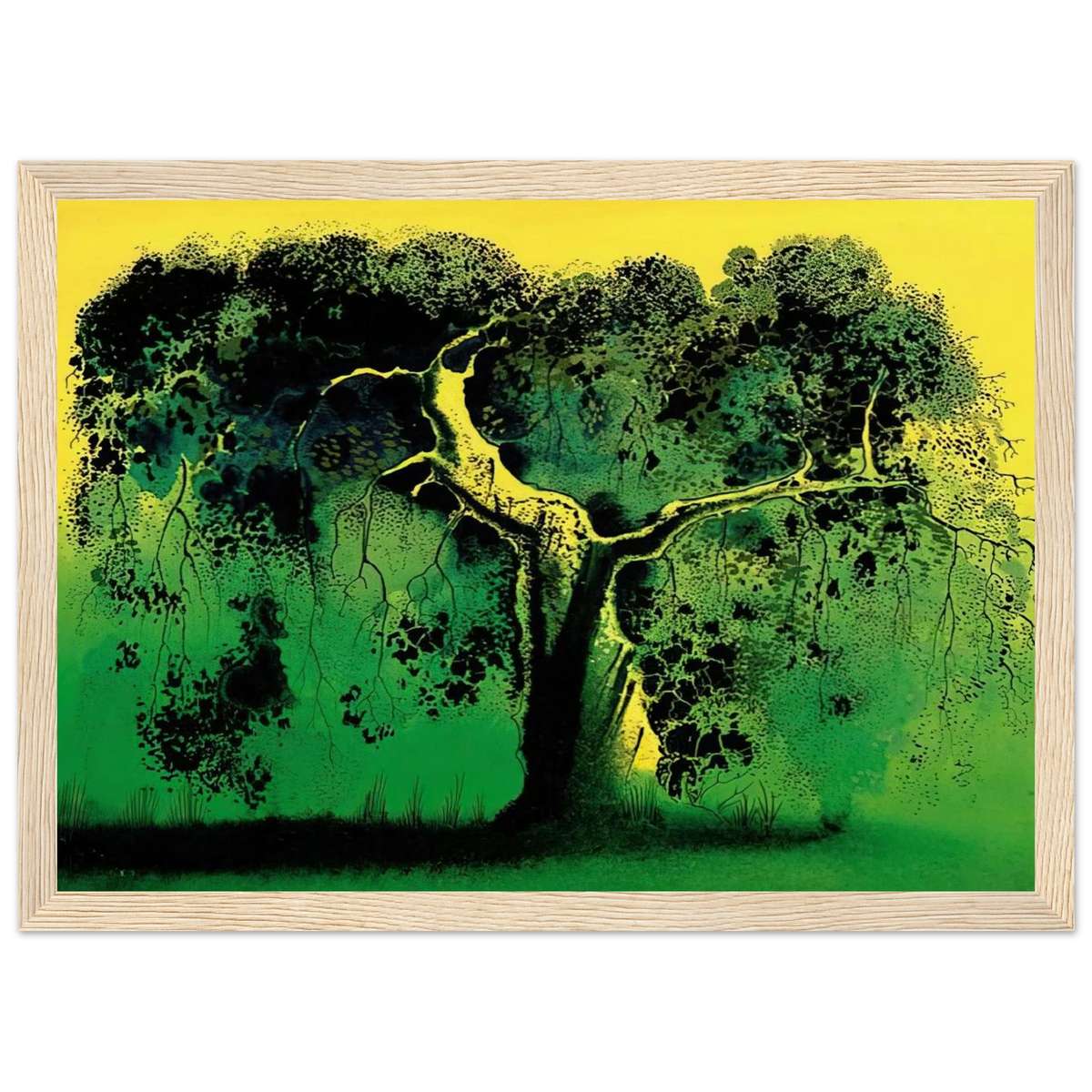 Sycamore Framed Poster | Eyvind Earle Framed Prints Wall Art | Eyvind Earle Prints