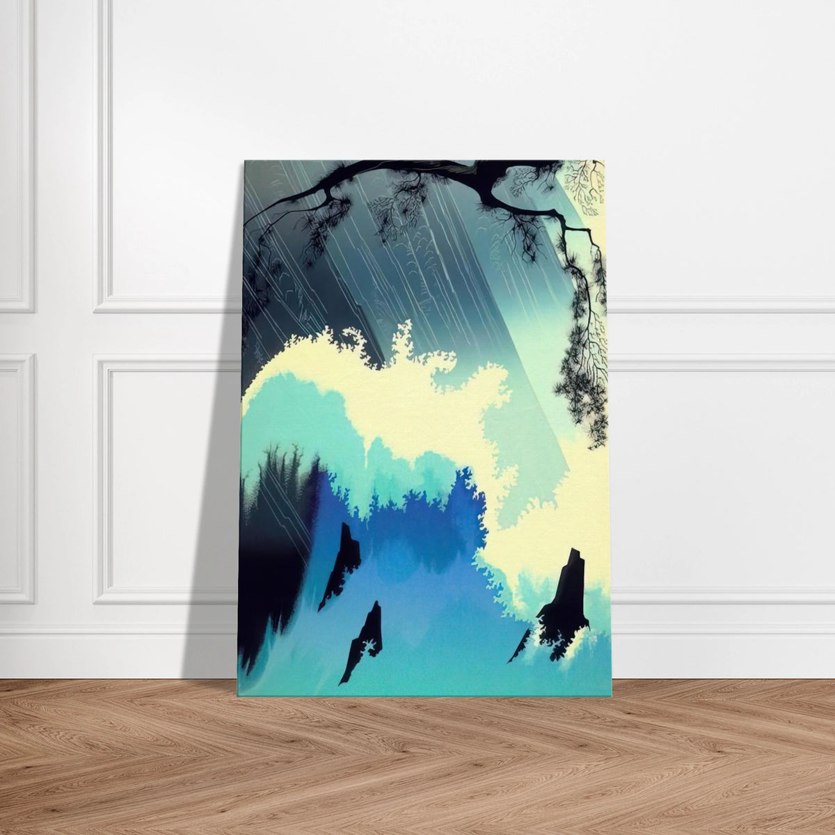 Ocean Splash Canvas | Eyvind Earle Canvas | Eyvind Earle Prints