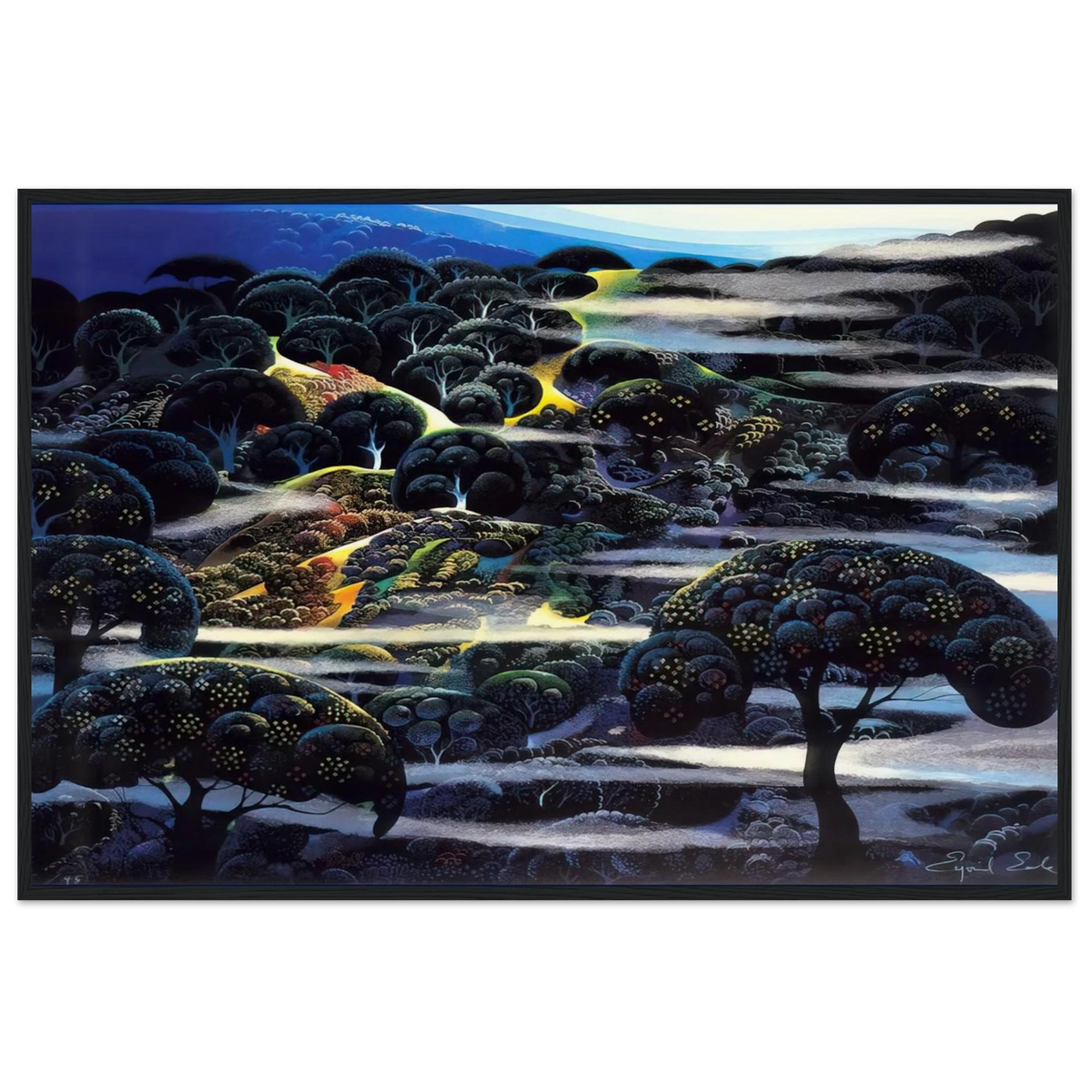 Garden of Eden Framed Poster | Eyvind Earle Framed Prints Wall Art | Eyvind Earle Prints