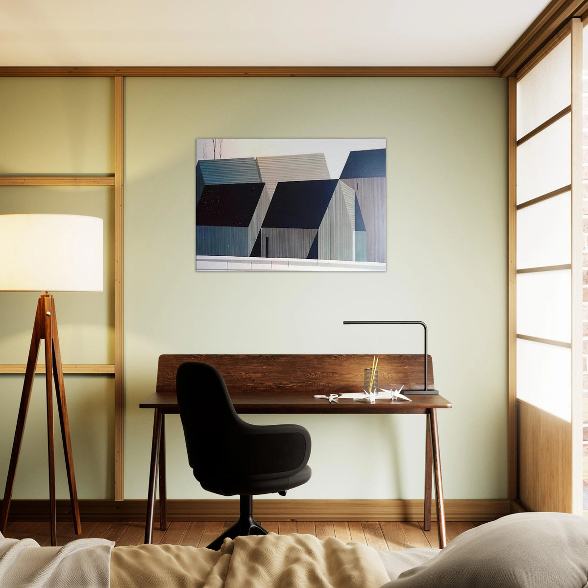 Barns Canvas | Eyvind Earle Canvas | Eyvind Earle Prints