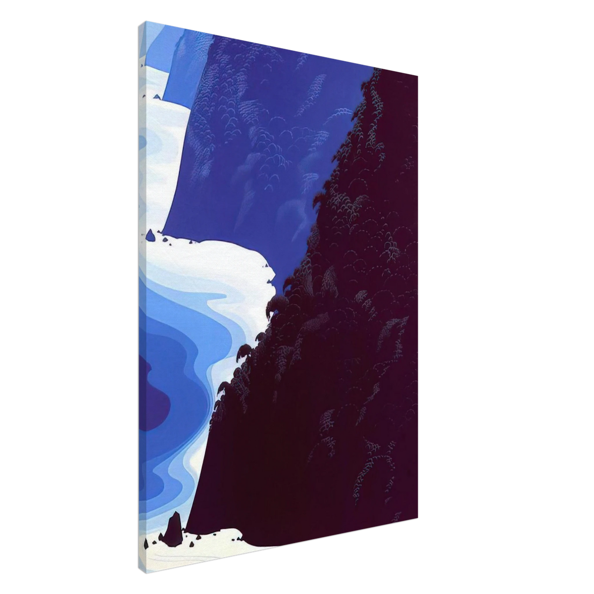 Blue Big Sur Canvas | Eyvind Earle Canvas | Eyvind Earle Prints