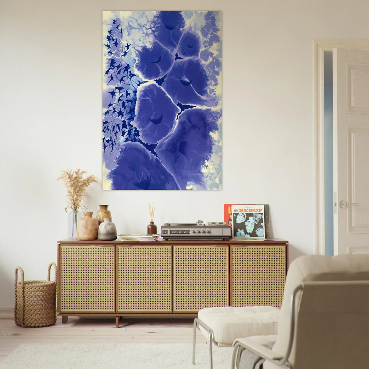 Mauve Floral Poster | Eyvind Earle Poster | Eyvind Earle Prints