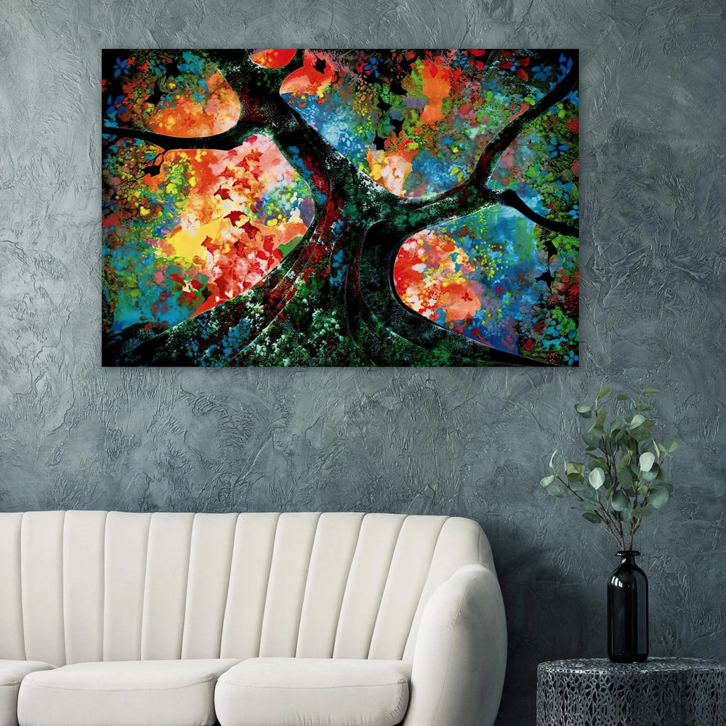 Waves of Golden Fire Poster | Eyvind Earle Poster | Eyvind Earle Prints