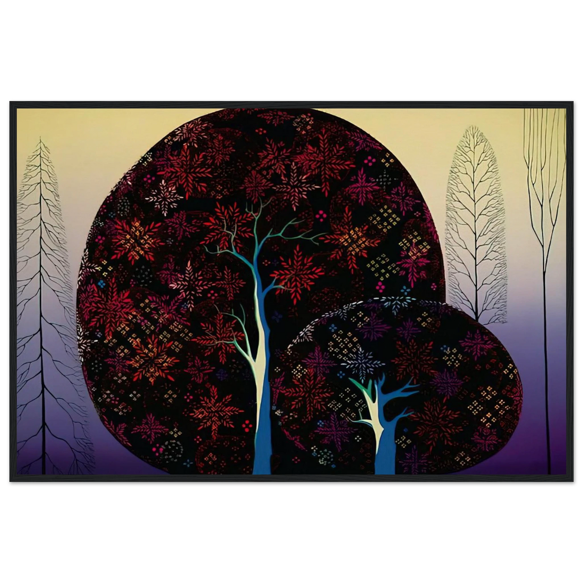 A Tree Poem Framed Poster | Eyvind Earle Framed Prints Wall Art | Eyvind Earle Prints