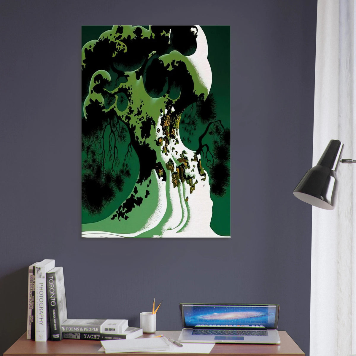 Snow Covered Bonsai Canvas | Eyvind Earle Canvas | Eyvind Earle Prints