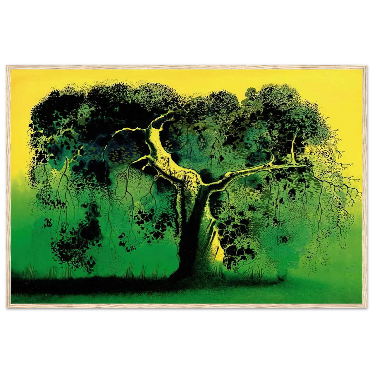 Sycamore Framed Poster | Eyvind Earle Framed Prints Wall Art | Eyvind Earle Prints