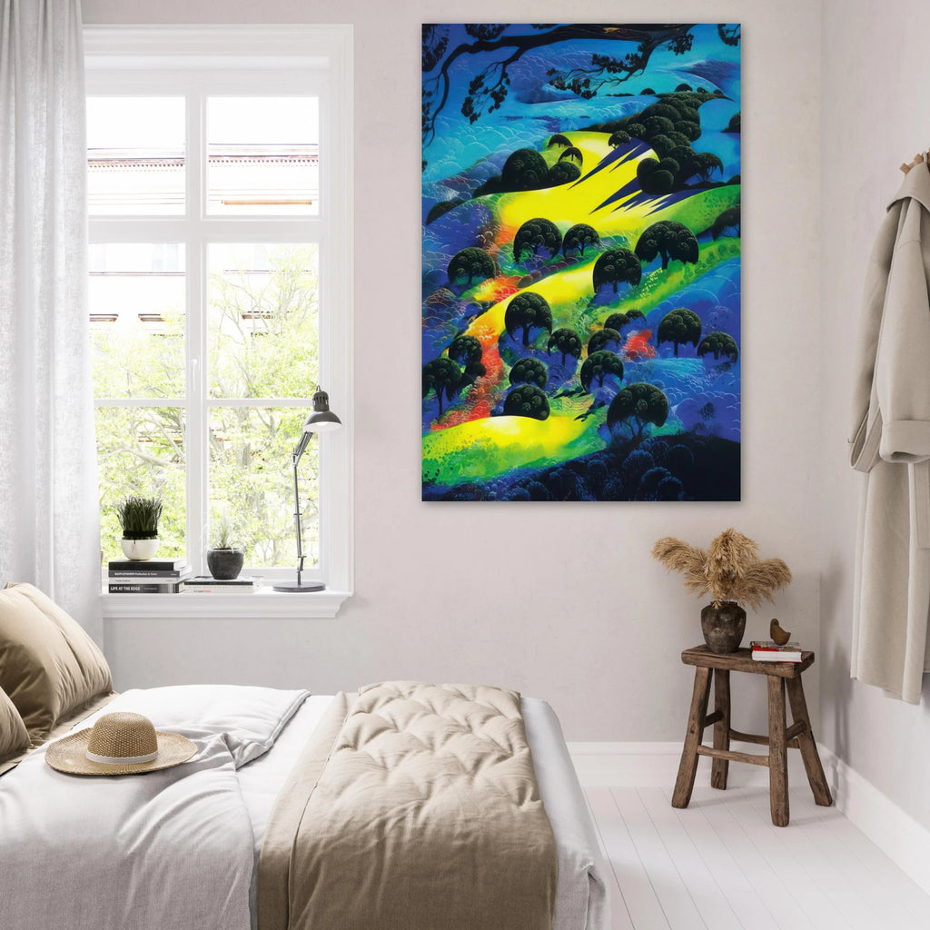 Fading Sunset Flame Poster | Eyvind Earle Poster | Eyvind Earle Prints
