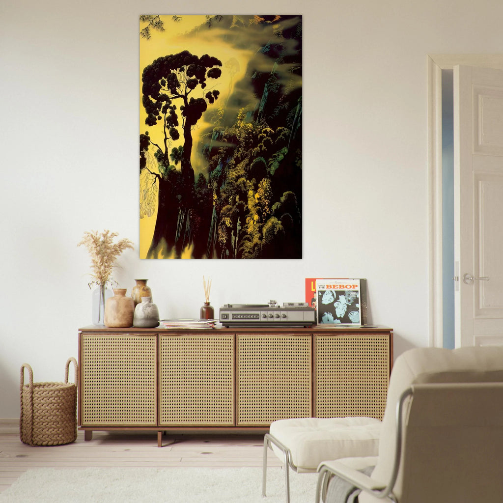 Sunset Silhouette Poster | Eyvind Earle Poster | Eyvind Earle Prints