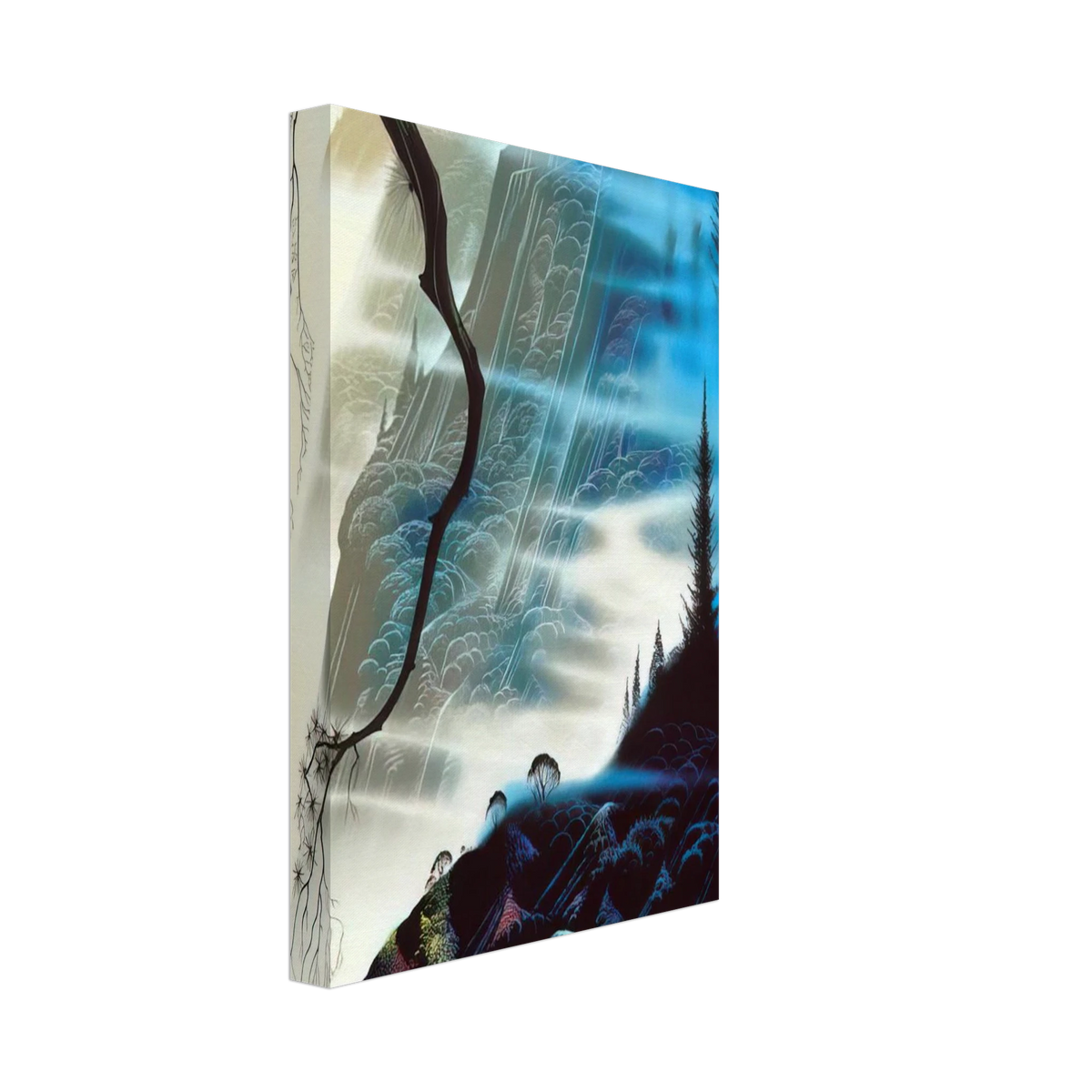 Sea Cliffs and Redwoods Canvas | Eyvind Earle Canvas | Eyvind Earle Prints