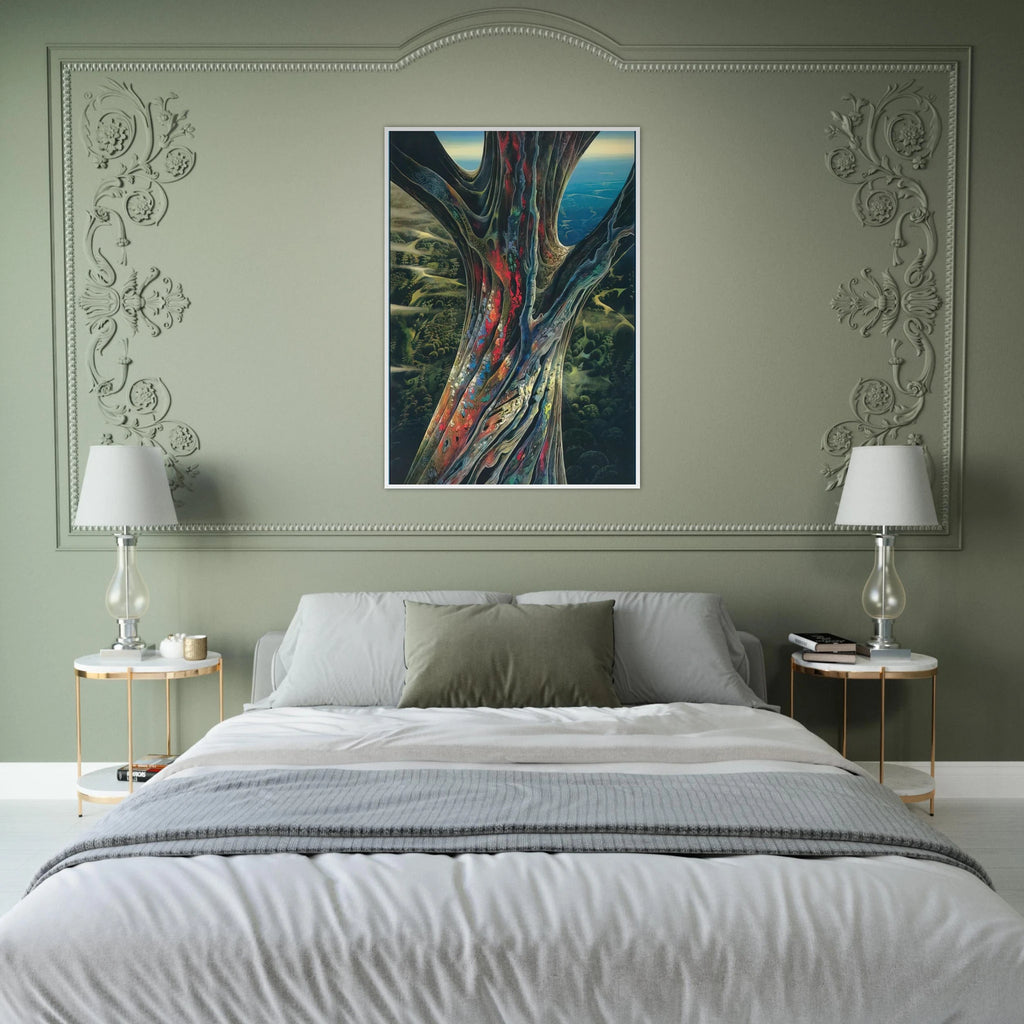 The Great Jewel Tree Framed Poster | Eyvind Earle Framed Prints Wall Art | Eyvind Earle Prints