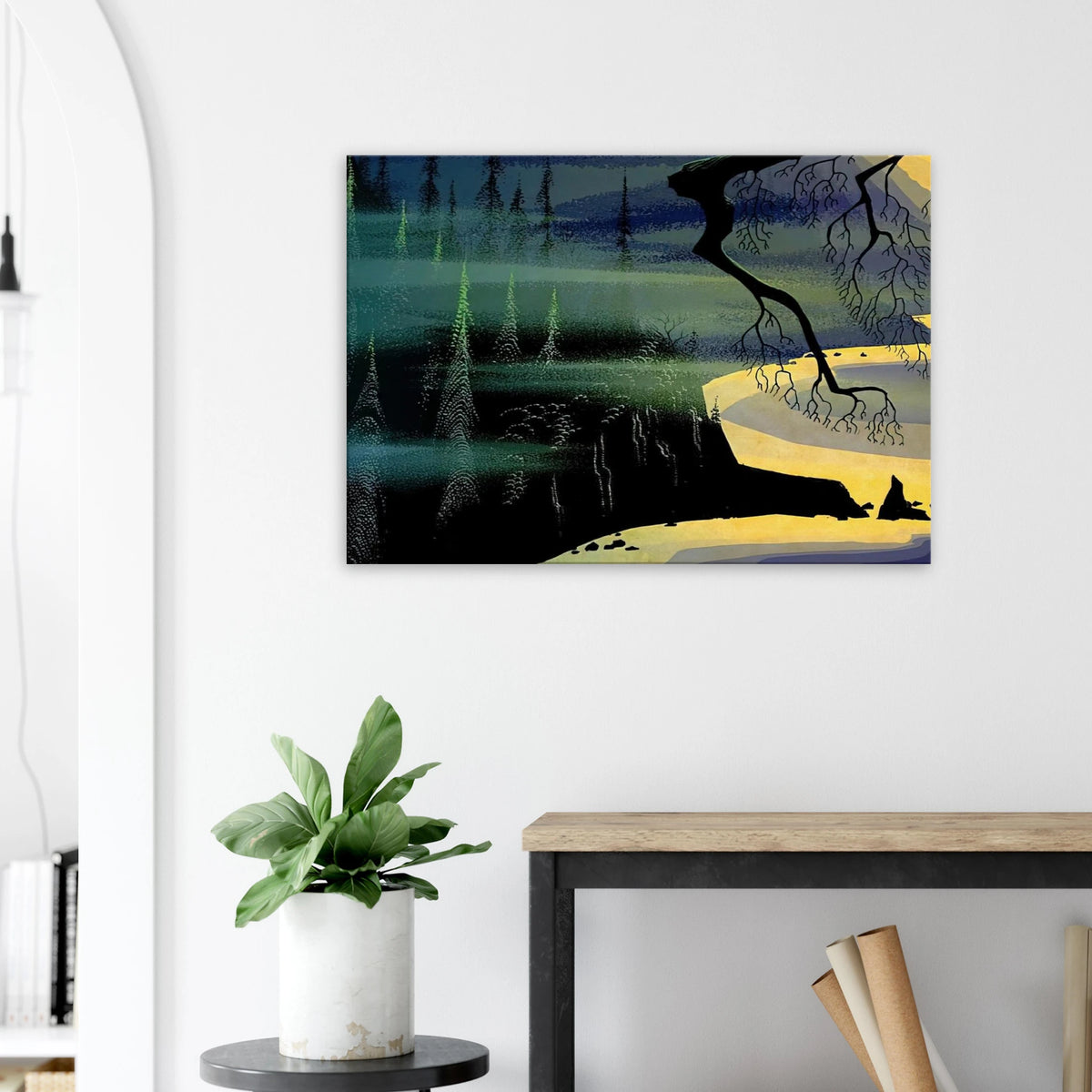 Blue Mist Canvas | Eyvind Earle Canvas | Eyvind Earle Prints