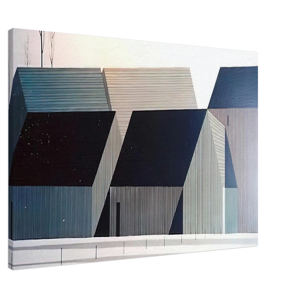 Barns Canvas | Eyvind Earle Canvas | Eyvind Earle Prints