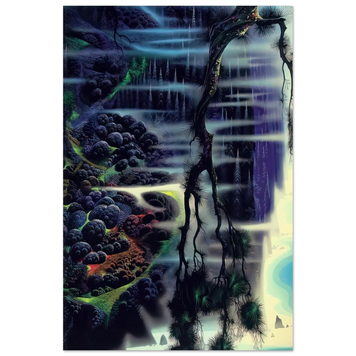 Seaside Splendor Poster | Eyvind Earle Poster | Eyvind Earle Prints