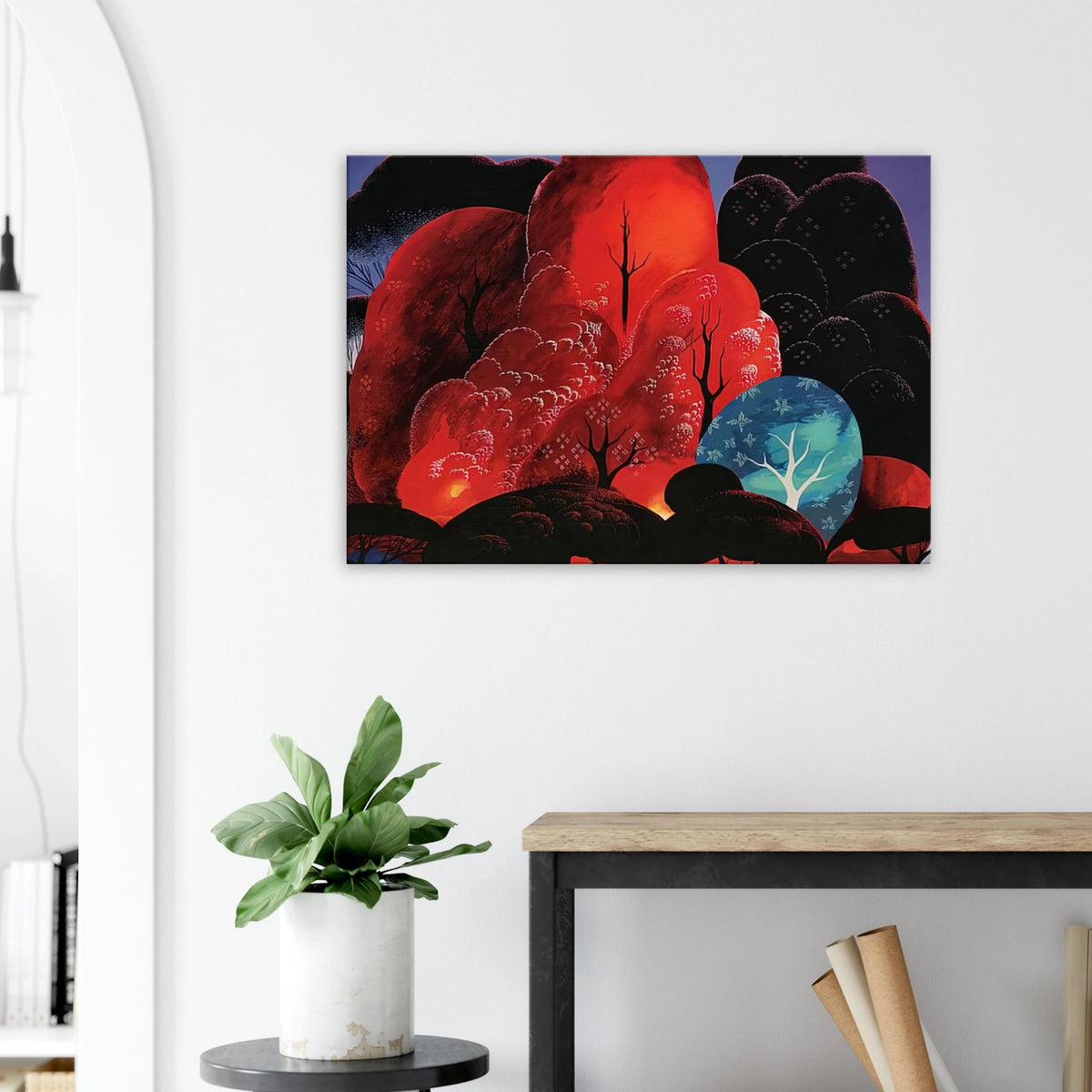 Blazing Glory Canvas | Eyvind Earle Canvas | Eyvind Earle Prints