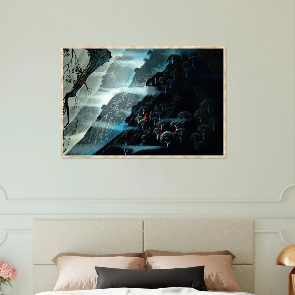 Coastline Fogl Framed Poster | Eyvind Earle Framed Prints Wall Art | Eyvind Earle Prints