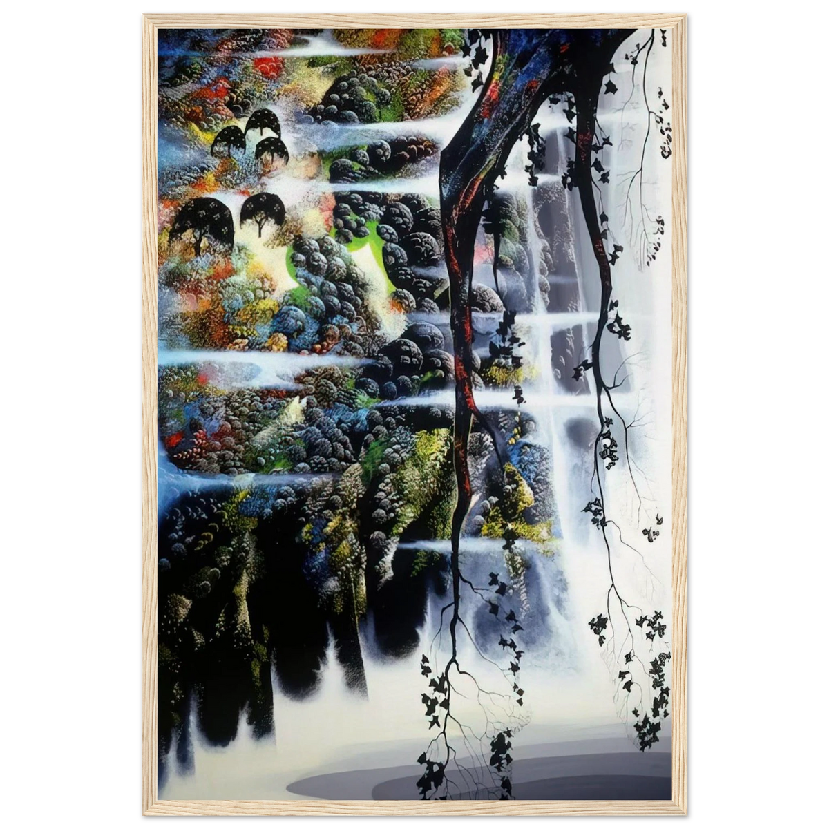 Seaside Wilderness Framed Poster | Eyvind Earle Framed Prints Wall Art | Eyvind Earle Prints