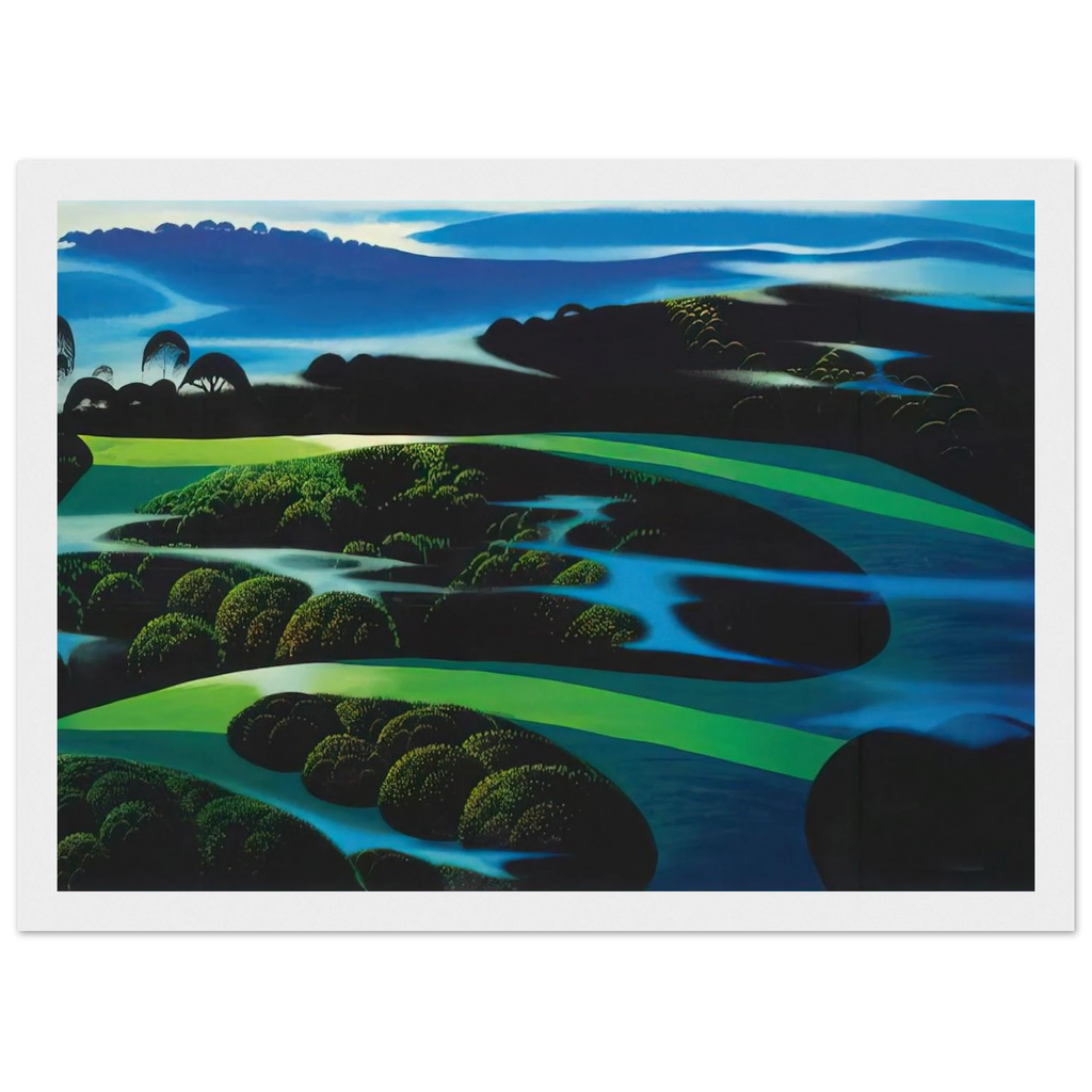 Summers Twilight Framed Poster | Eyvind Earle Framed Prints Wall Art | Eyvind Earle Prints