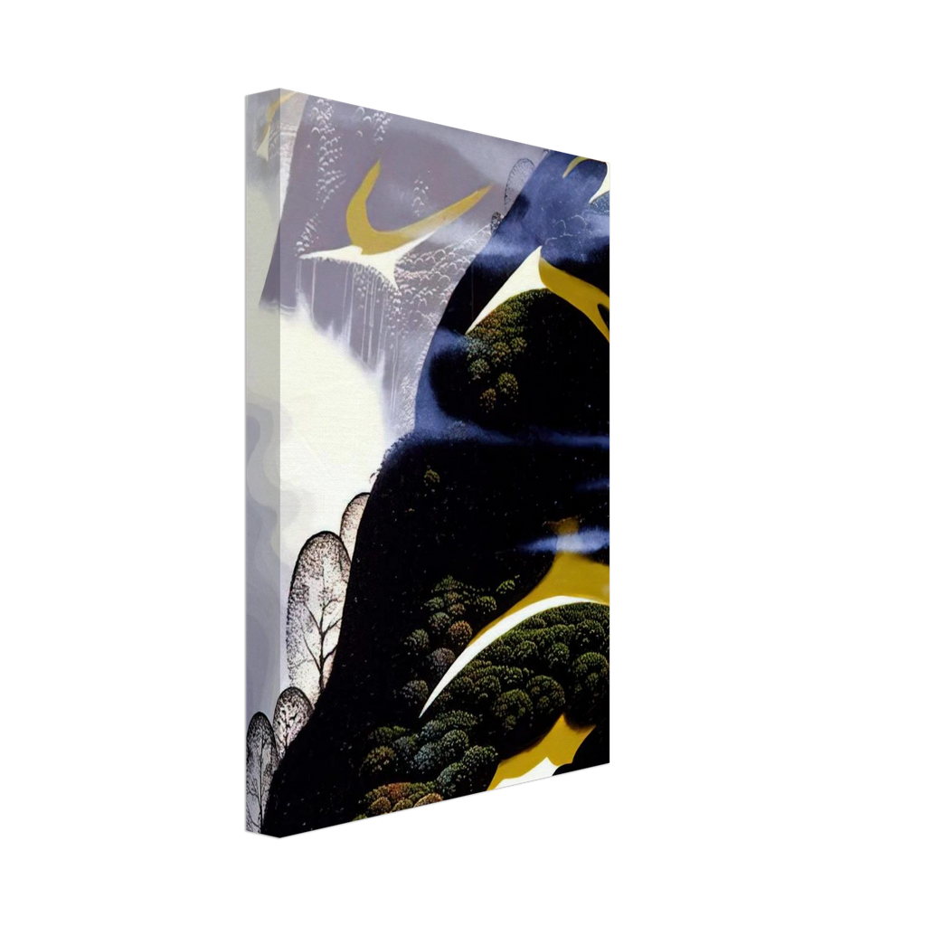 Copy of Sea mist and Pastures Canvas | Eyvind Earle Canvas | Eyvind Earle Prints