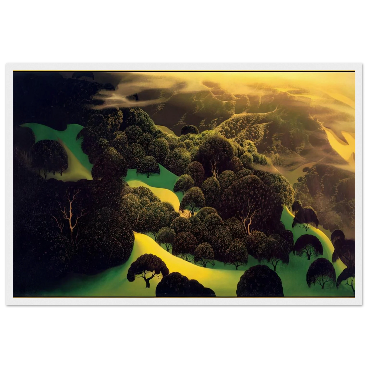 Deep Wilderness Framed Poster | Eyvind Earle Framed Prints Wall Art | Eyvind Earle Prints