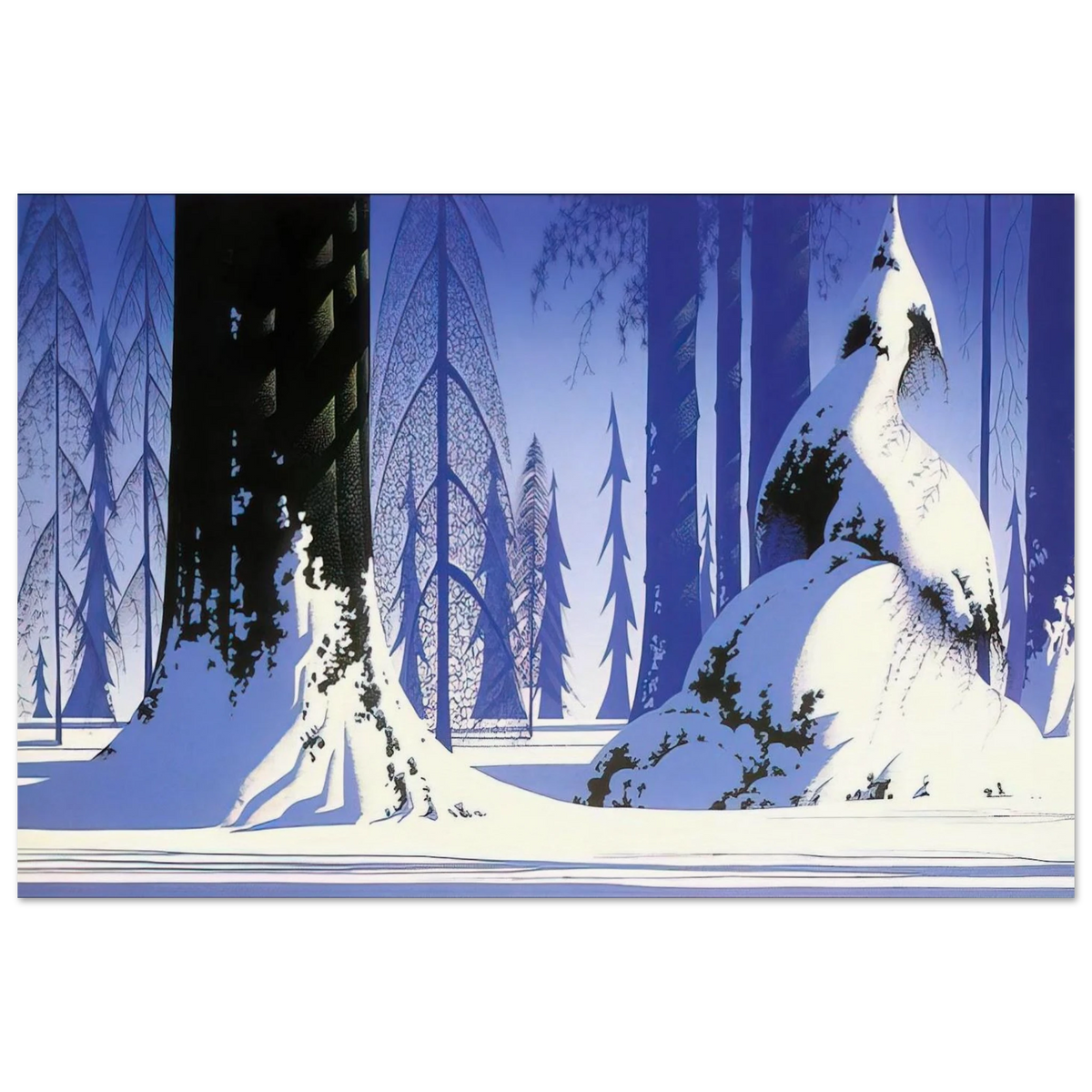 Winter Poster | Eyvind Earle Poster | Eyvind Earle Prints
