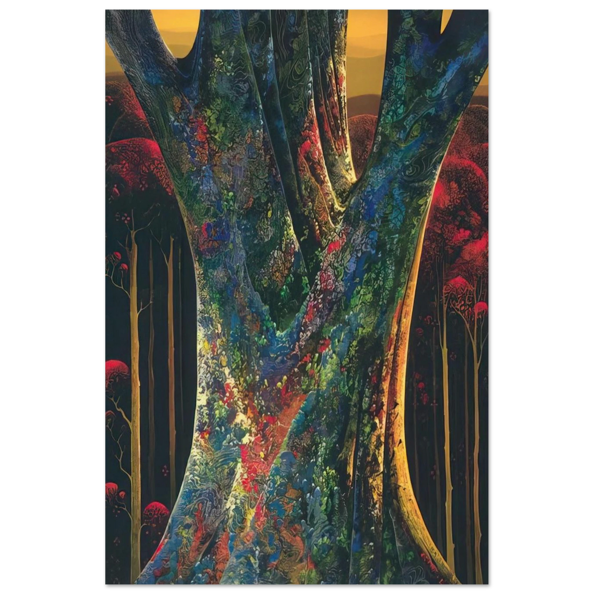 Majestic Tree Poster | Eyvind Earle Poster | Eyvind Earle Prints