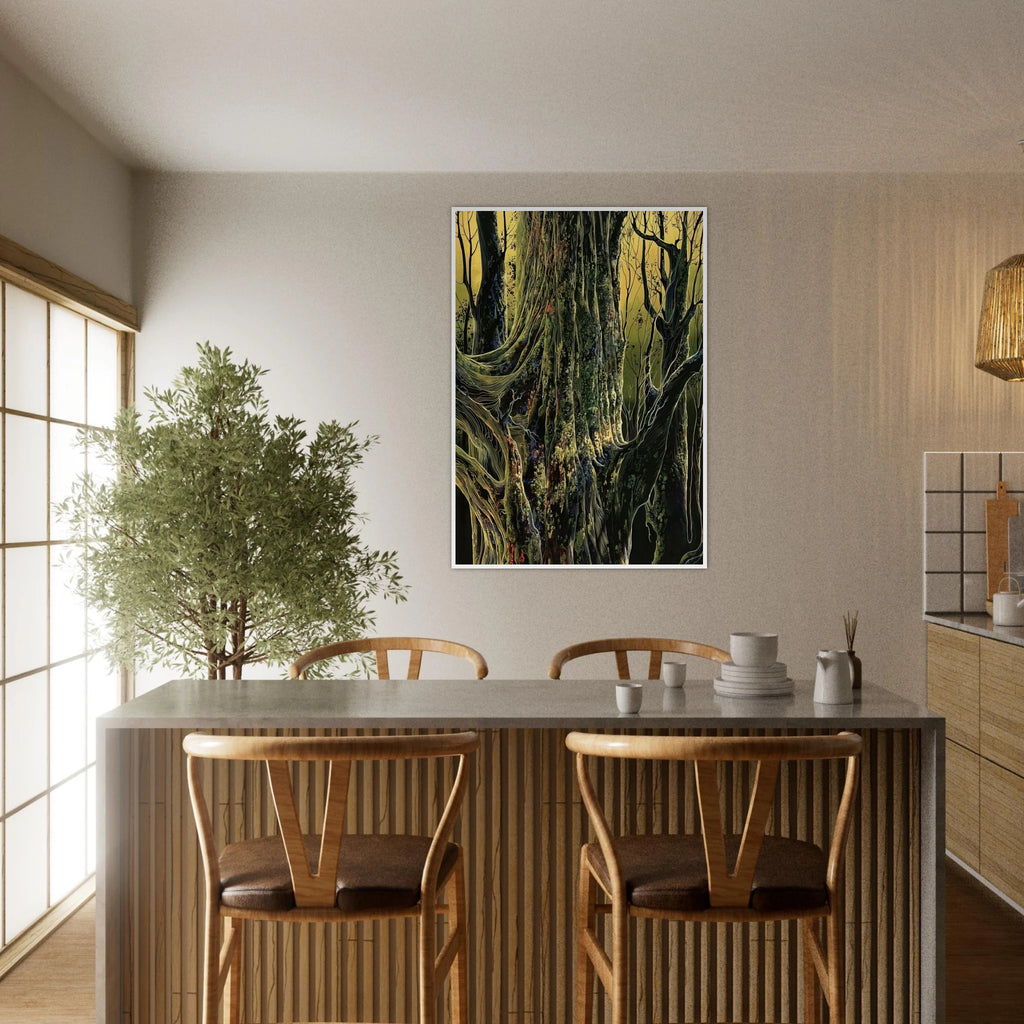 Ancient Tree Framed Poster | Eyvind Earle Framed Prints Wall Art | Eyvind Earle Prints