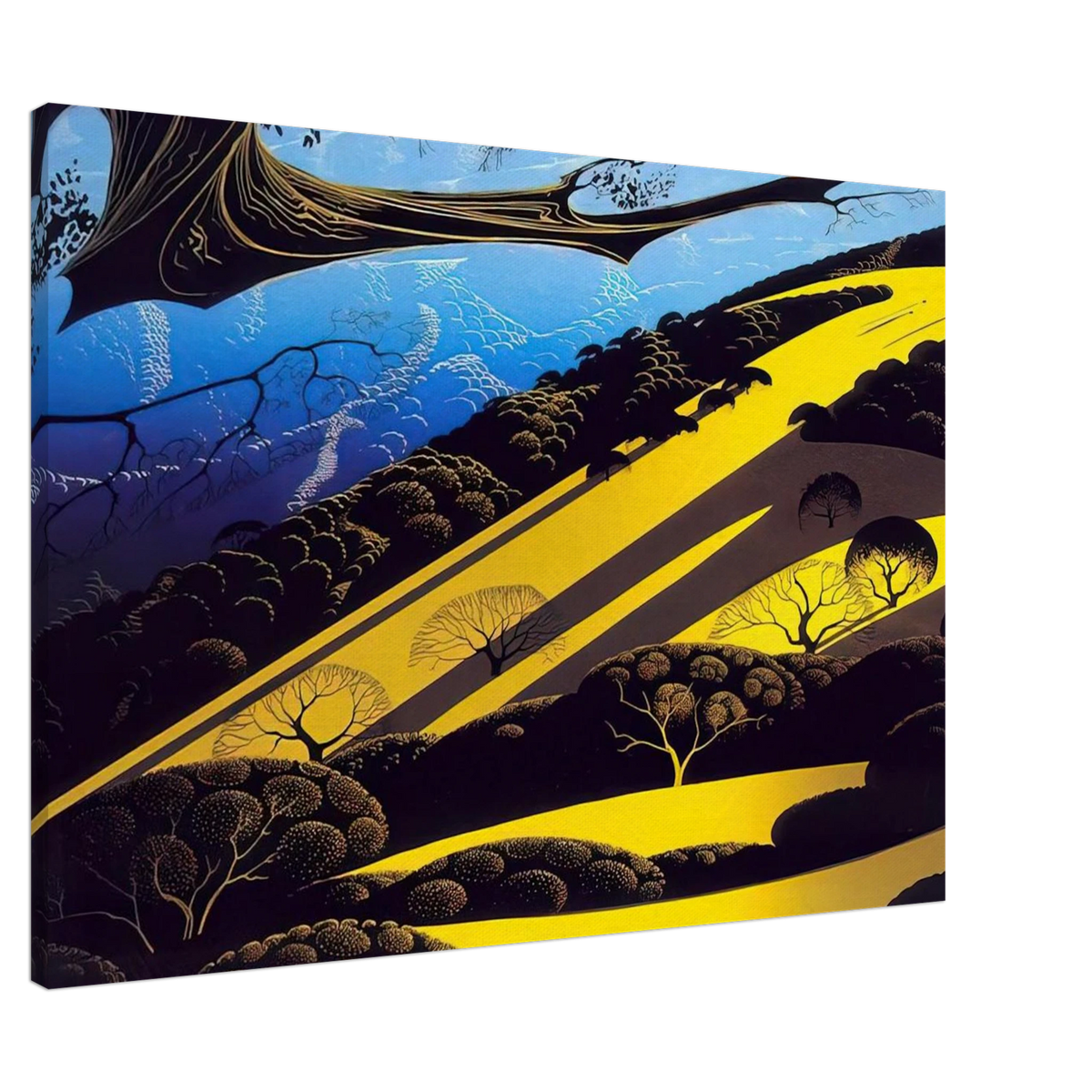Gaviota Pass Canvas | Eyvind Earle Canvas | Eyvind Earle Prints
