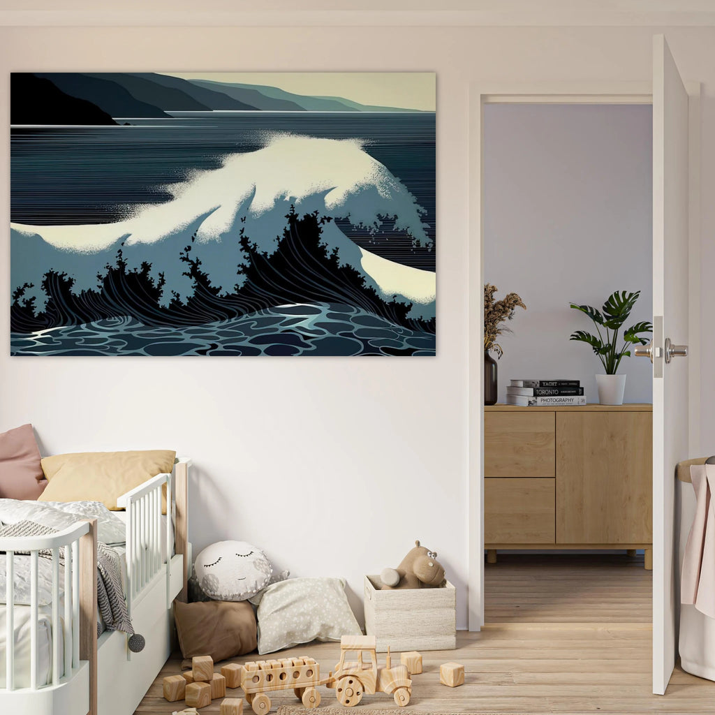 A Sounding of Surf Poster | Eyvind Earle Poster | Eyvind Earle Prints