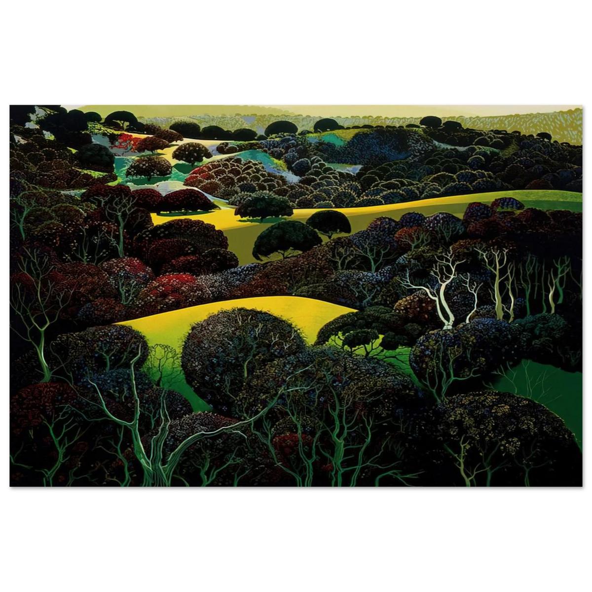 Santa Ynez Memories Poster | Eyvind Earle Poster | Eyvind Earle Prints