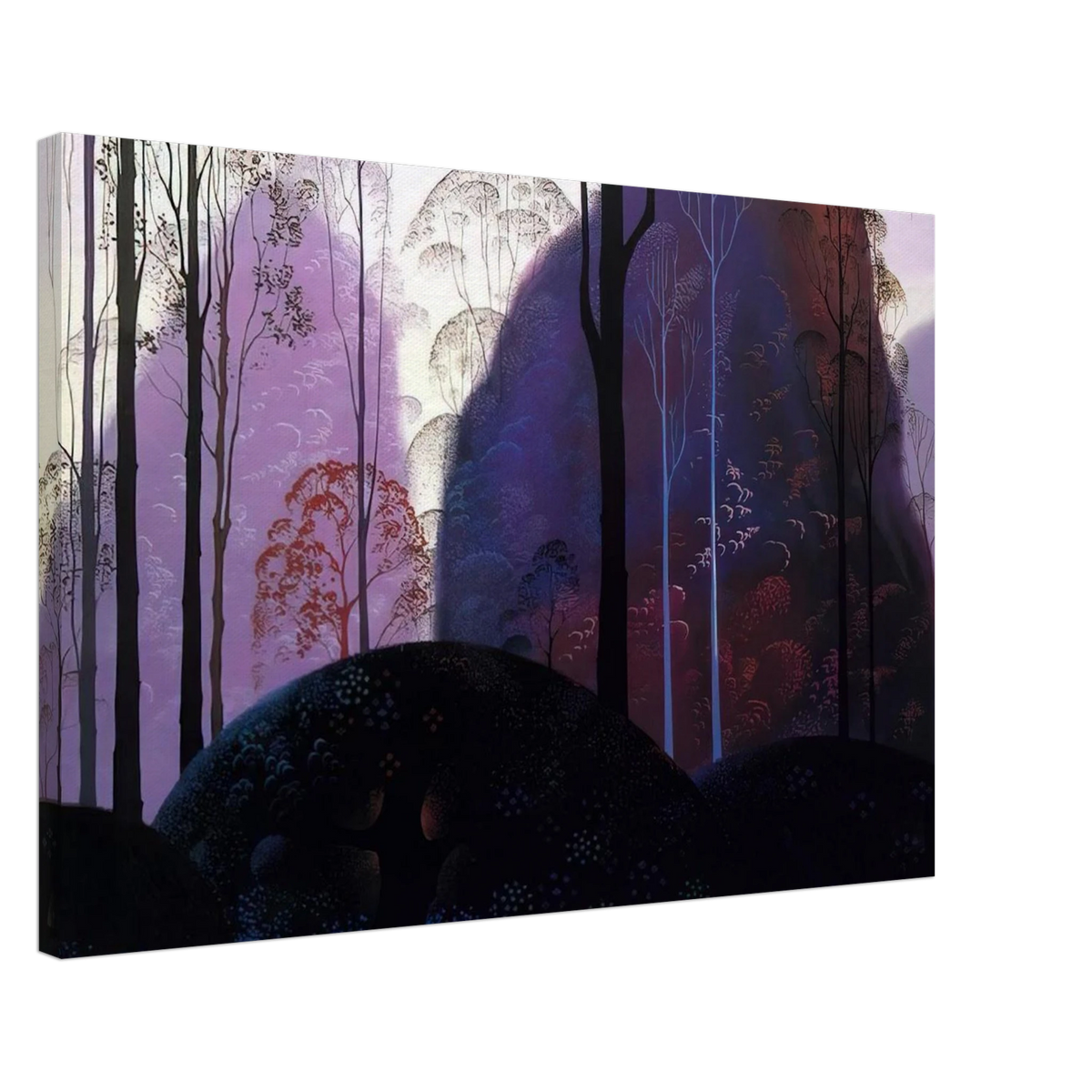 Mauve Redand Purple Canvas | Eyvind Earle Canvas | Eyvind Earle Prints