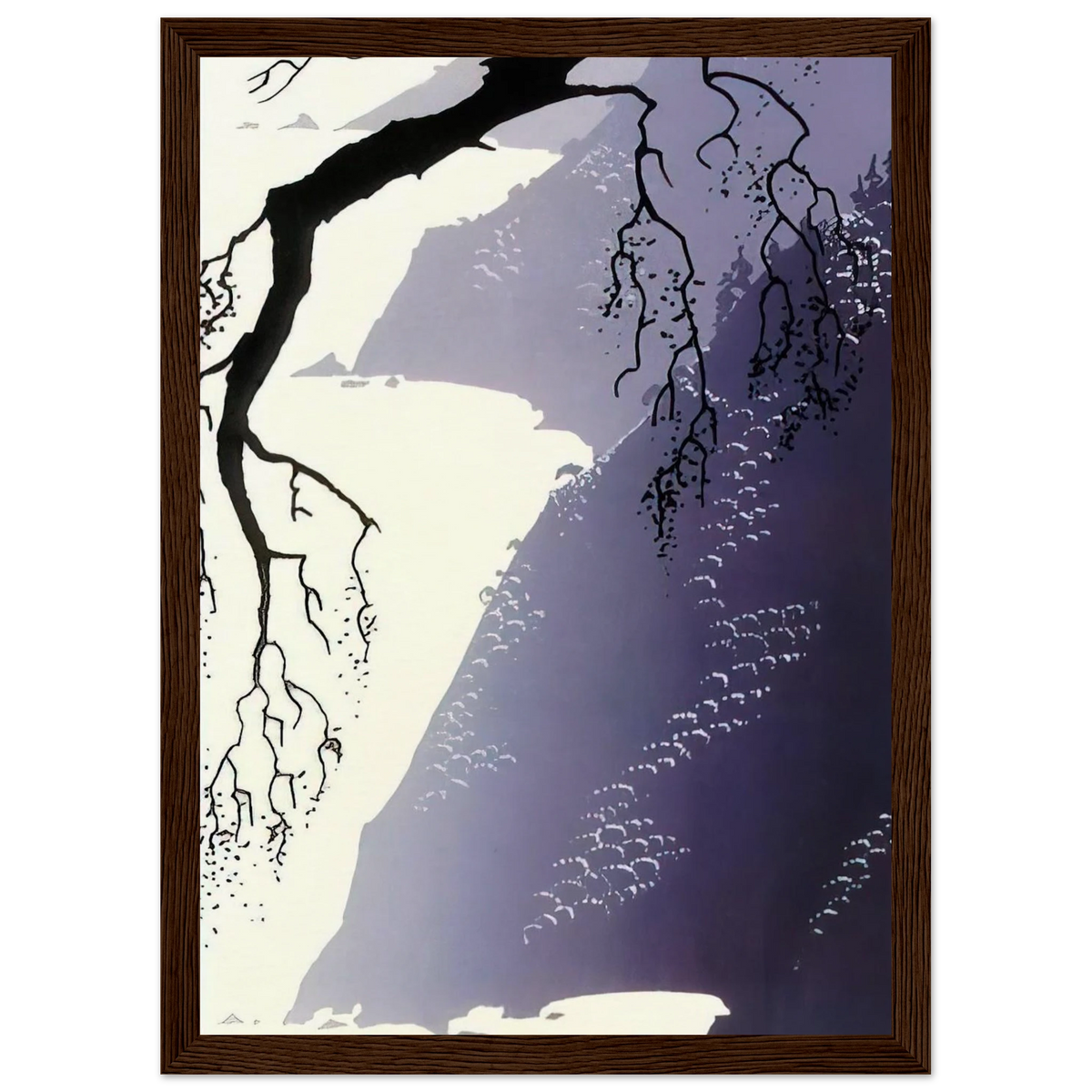 Gray Mist Framed Poster | Eyvind Earle Framed Prints Wall Art | Eyvind Earle Prints