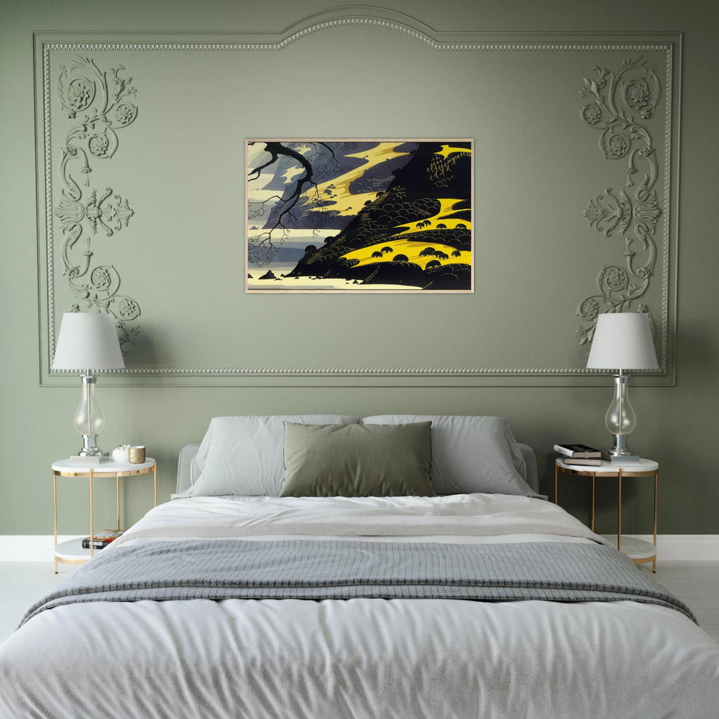 Coastal Fog Framed Poster | Eyvind Earle Framed Prints Wall Art | Eyvind Earle Prints