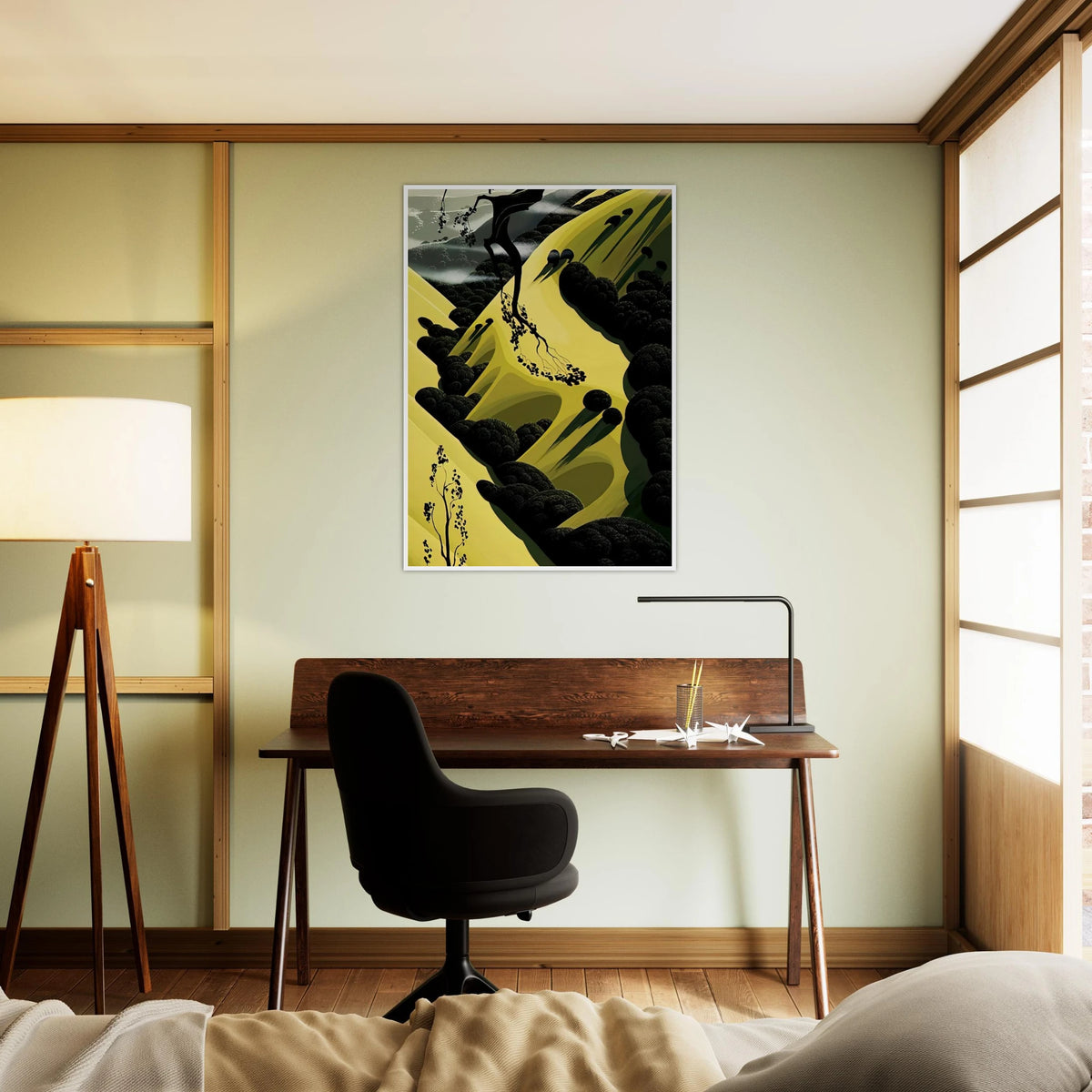 High Country Valley Framed Poster | Eyvind Earle Framed Prints Wall Art | Eyvind Earle Prints