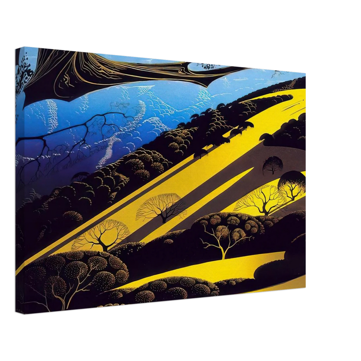 Gaviota Pass Canvas | Eyvind Earle Canvas | Eyvind Earle Prints