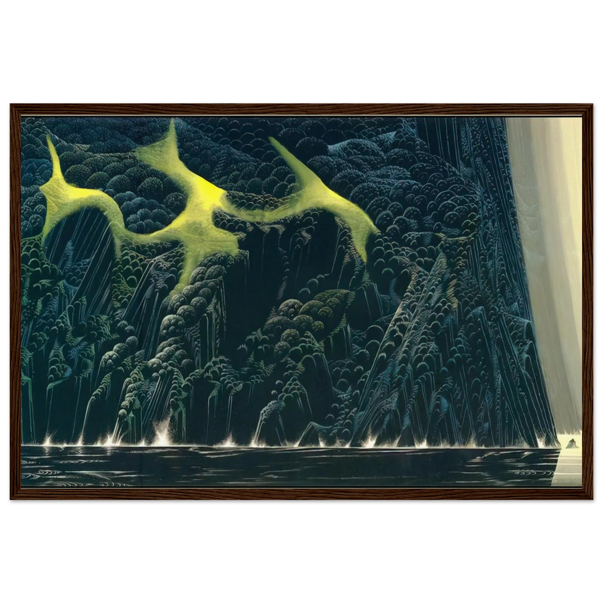Out of the Sea Framed Poster | Eyvind Earle Framed Prints Wall Art | Eyvind Earle Prints