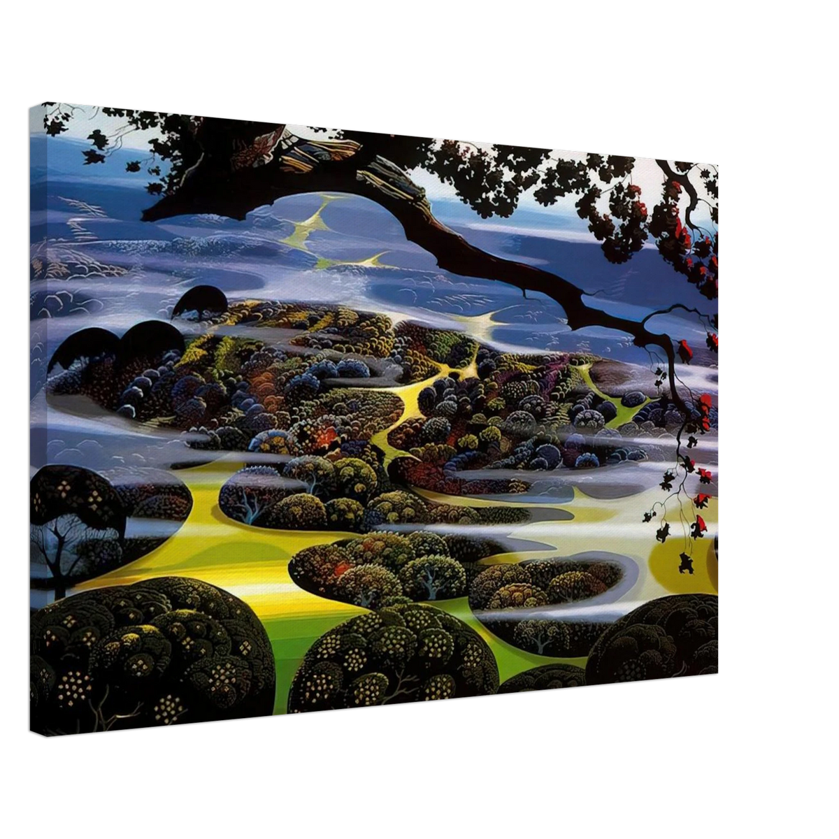 Mystic Mountain Canvas | Eyvind Earle Canvas | Eyvind Earle Prints