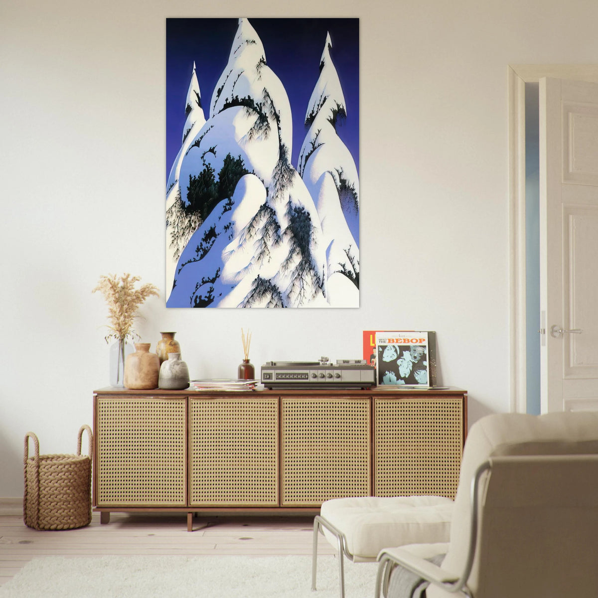 Snow Trees Poster | Eyvind Earle Poster | Eyvind Earle Prints