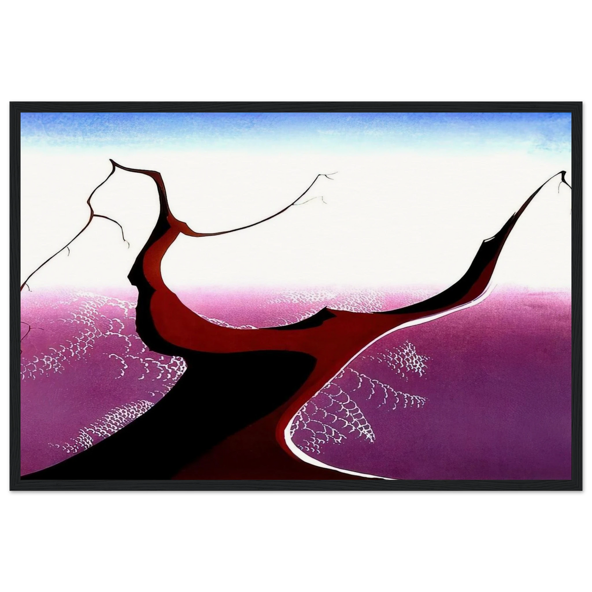 Desert Tree Framed Poster | Eyvind Earle Framed Prints Wall Art | Eyvind Earle Prints
