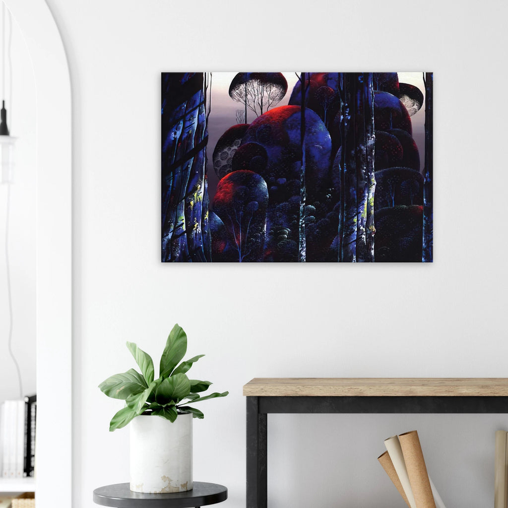 Trees Draped in Autumn Canvas | Eyvind Earle Canvas | Eyvind Earle Prints