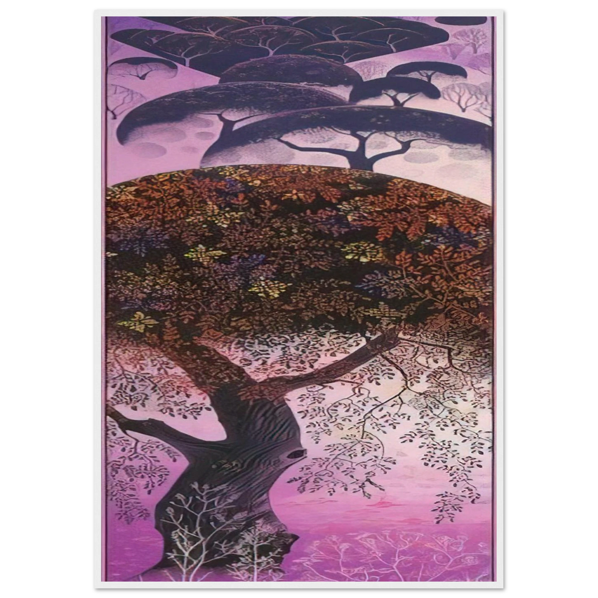 California Tapestry Framed Poster | Eyvind Earle Framed Prints Wall Art | Eyvind Earle Prints