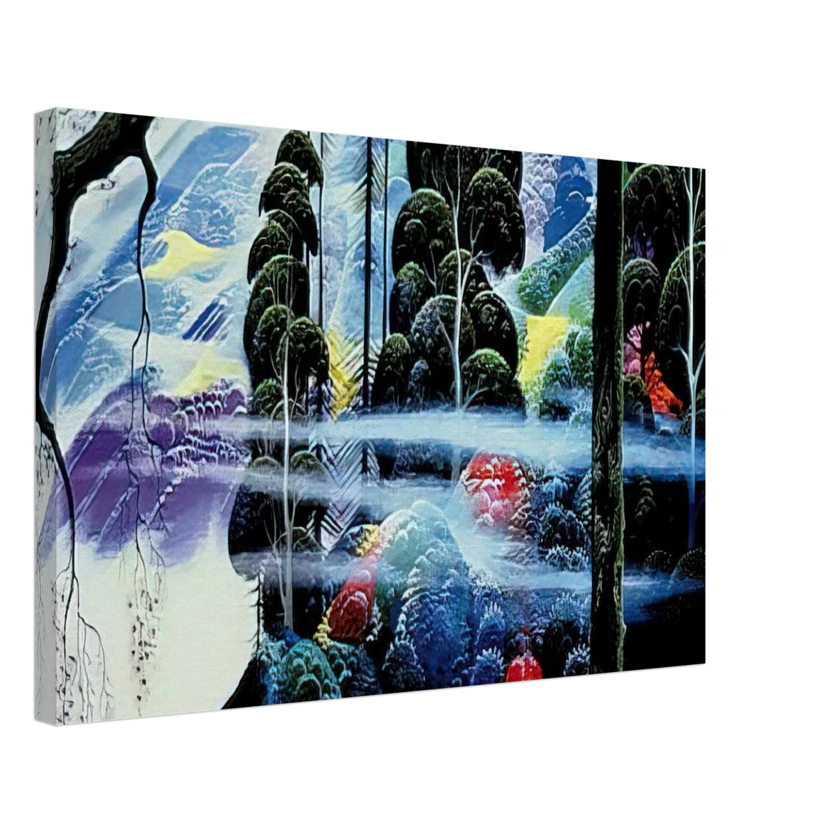 Along the Coast Canvas | Eyvind Earle Canvas | Eyvind Earle Prints