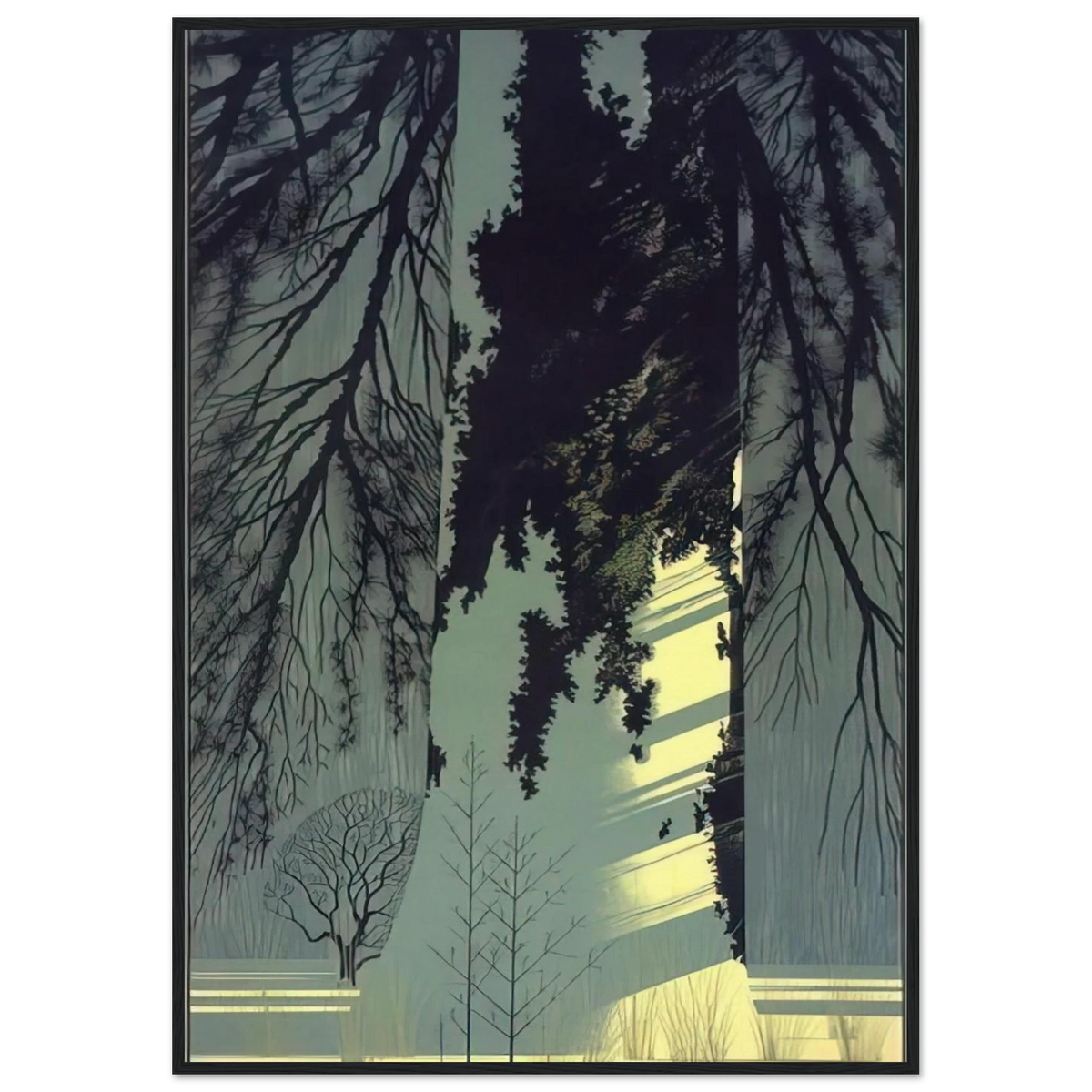 Snow White Framed Poster | Eyvind Earle Framed Prints Wall Art | Eyvind Earle Prints
