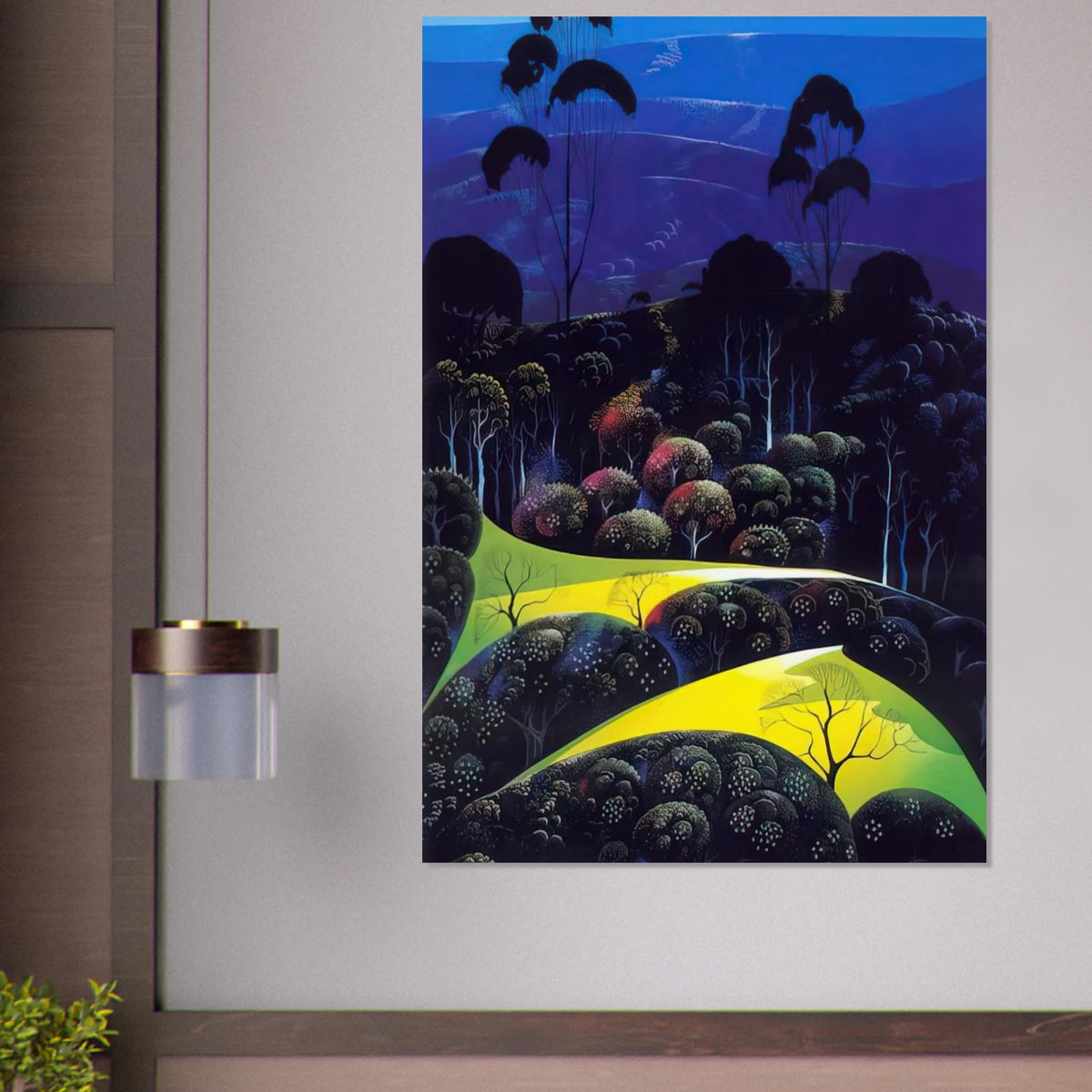 Inland from the Sea Poster | Eyvind Earle Poster | Eyvind Earle Prints
