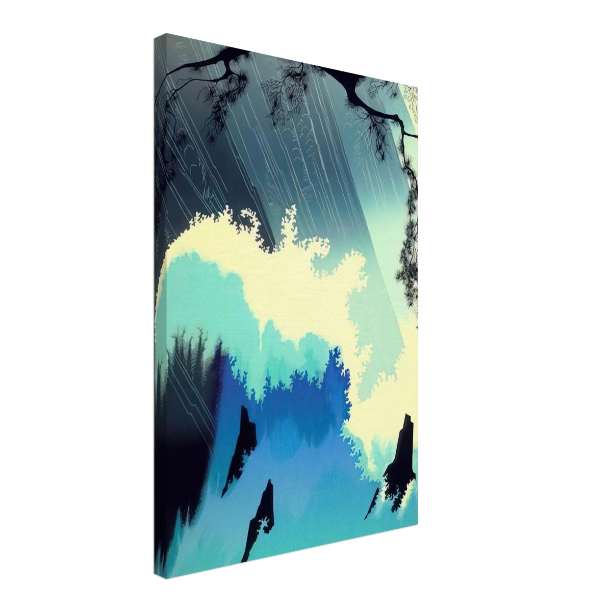 Ocean Splash Canvas | Eyvind Earle Canvas | Eyvind Earle Prints