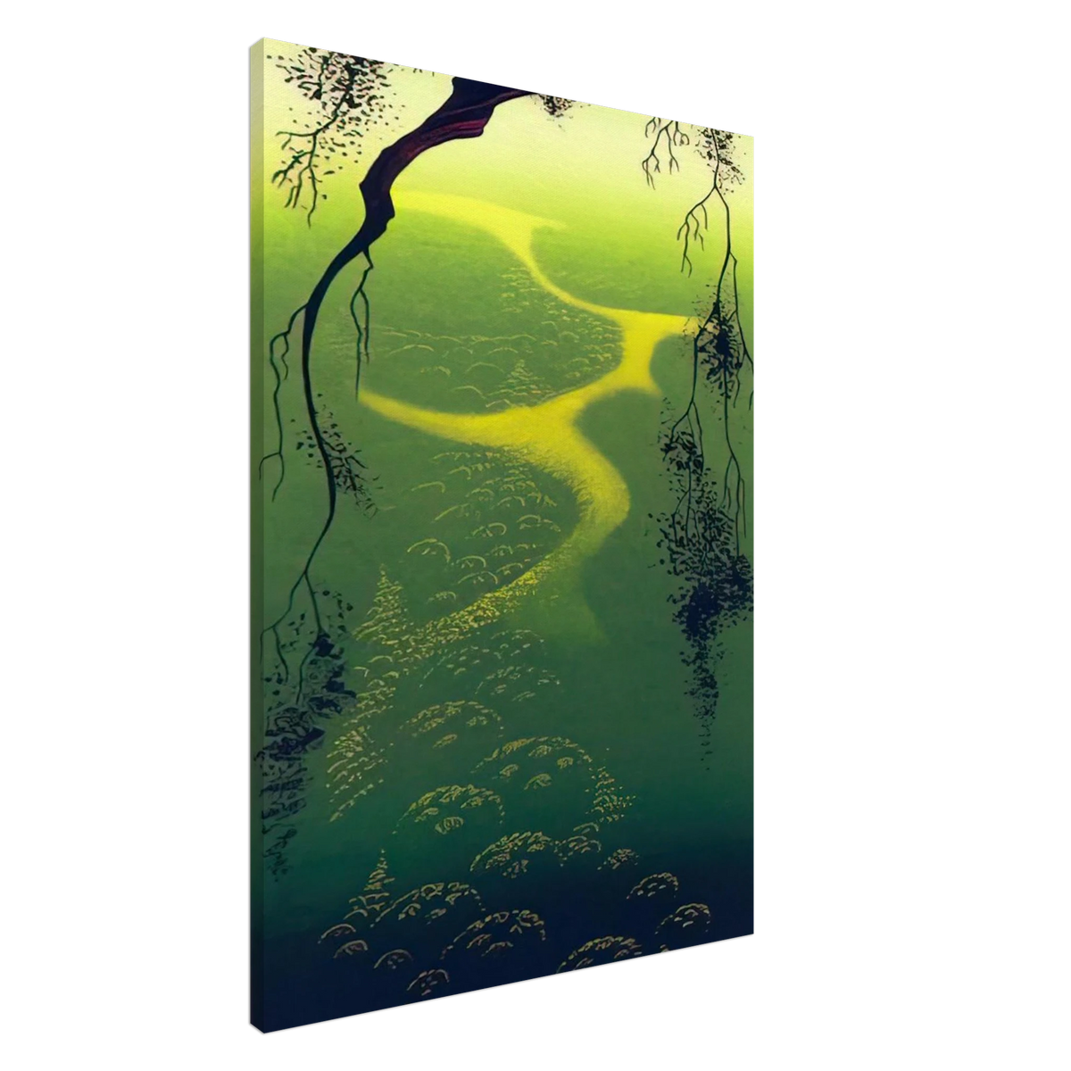 Green Mist Canvas | Eyvind Earle Canvas | Eyvind Earle Prints