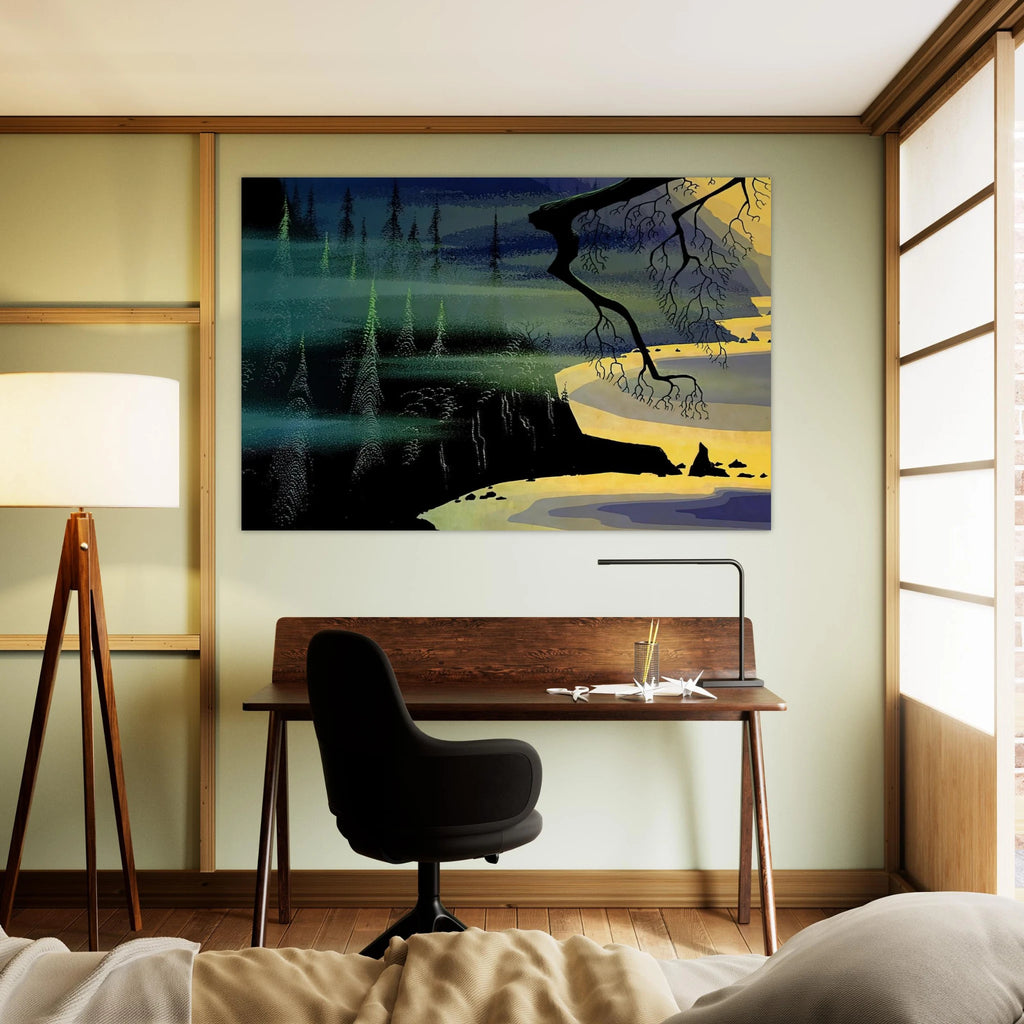 Blue Mist Poster | Eyvind Earle Poster | Eyvind Earle Prints