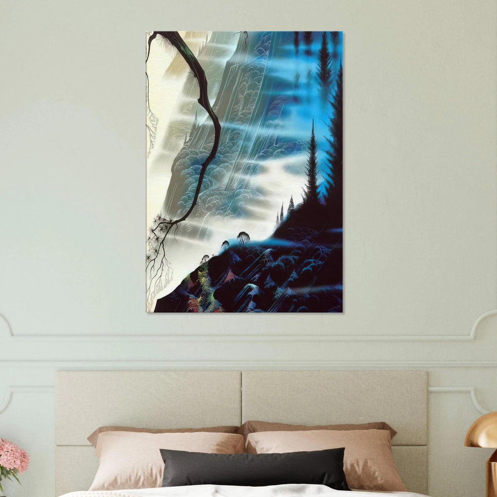 Sea Cliffs and Redwoods Canvas | Eyvind Earle Canvas | Eyvind Earle Prints
