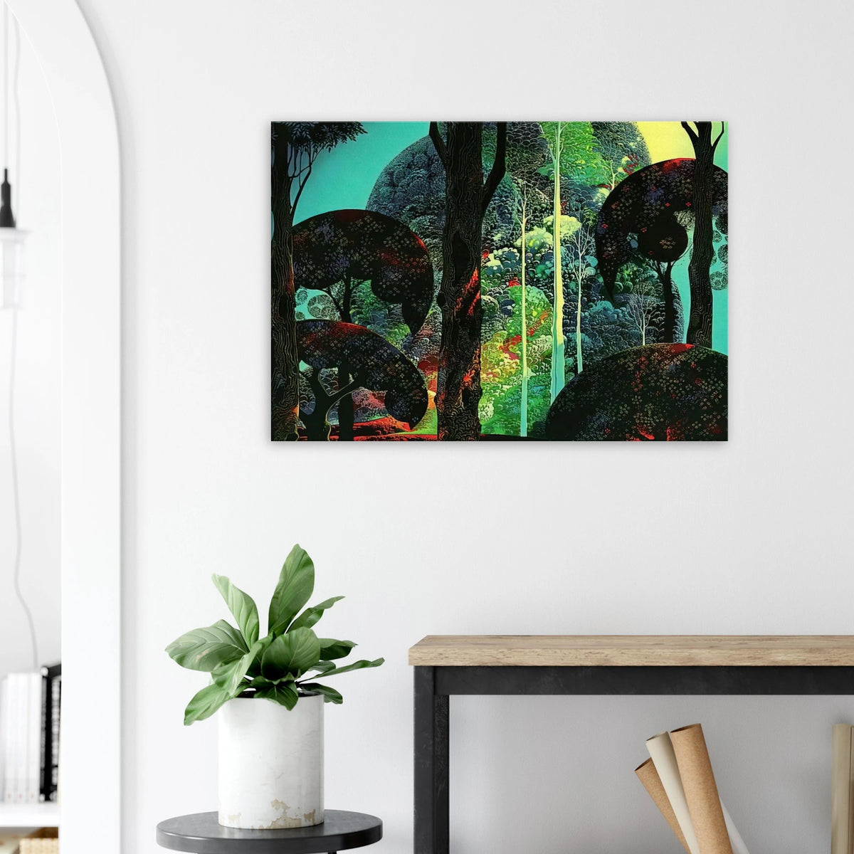 Fired by Sun Canvas | Eyvind Earle Canvas | Eyvind Earle Prints